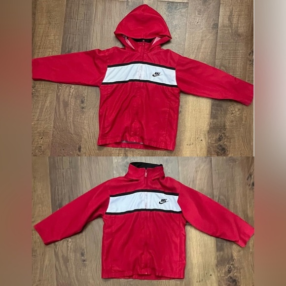 Nike unisex boy girl windbreaker jacket Sz 7 - Picture 1 of 8
